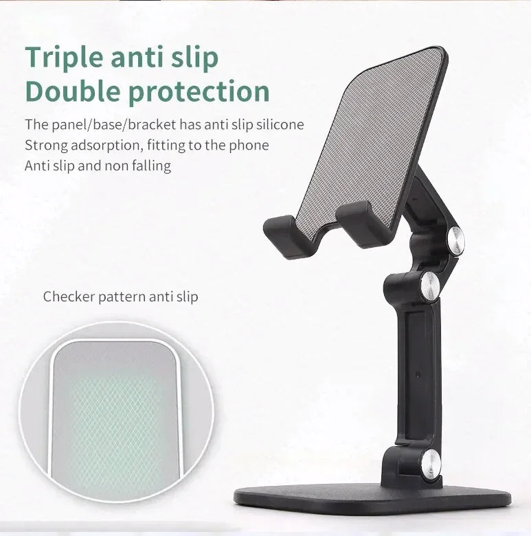 Desktop Phone Holder Can Be Freely Raised And Lowered, Adjustable In Height, Foldable, Portable Tablet For Live Streaming