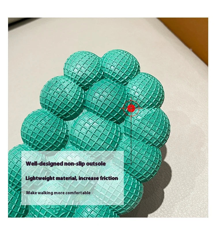 Flip-flops female summer wear ins fashion Korean version of all kinds of home indoor non-slip can wear flat slippers