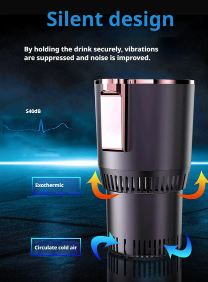 Car Hot Cold Cup Smart Quick Cooling Cup Warm Milk Cup Car Heater Car Hot Cold Cup Heater