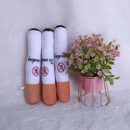 Pet Funny Toys Cigar Big Smoke Pet Plush Toy Smoke Prop Pet Toys Pet Dog Pet Accessories Training Toy Photo Supplies