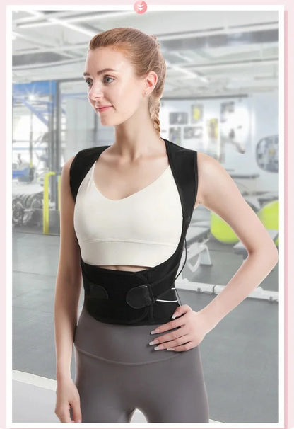 Gym Lumbar Belt Posture Corrector Women Men Adjustable Shoulder Posture Brace Back Straightener Body Shape Support Correction