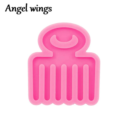 DY1206 African Tribal Symbols Badge Reel Mold Epoxy Resin, Medical,Medical, Physical Therapy, Pharmacy Nursing Chocolate Moulds