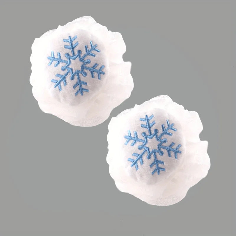2PCS Christmas series Bath Ball doll lovely bath ball bath flower colorful holiday gift bath bath scrub