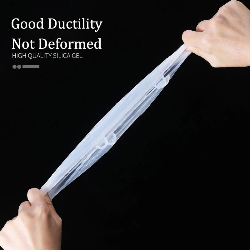 Silicone Food Preservation Cover Stretch Lids Keeping Fresh Seal Bowl Microwave Lids Reusable Plastic Wrap Kitchen Accessories