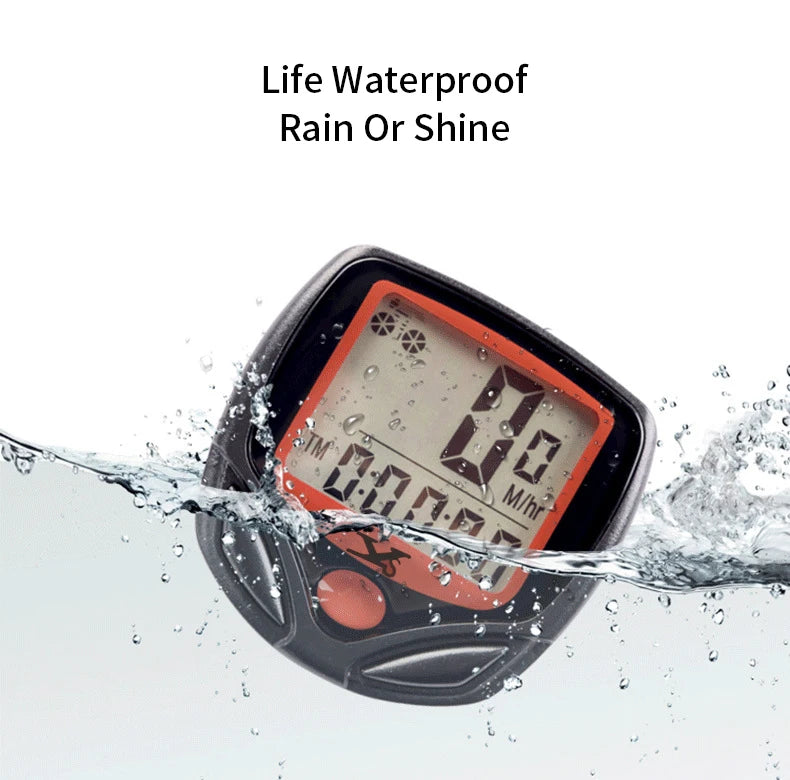 Waterproof Bicycle Bike Cycle Lcd Display Digital Computer Speedometer cycling computer