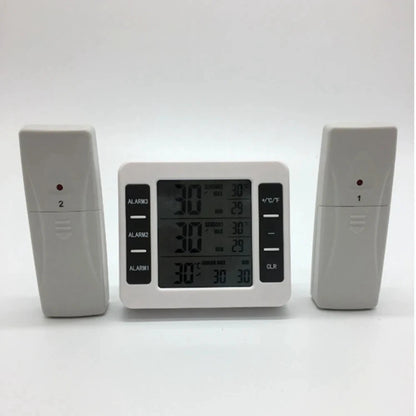 Digital Wireless Refrigerators Thermometer C/F Max Min Cordless Freezers Home Fridge Truck Temperature Sensor Monitor -40℃~60℃