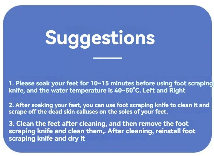 2pcs Feet Scraping Dead Skin Knife Foot Care Knife To Remove Dead Skin Knife Shaving Calluses To Remove Dead Skin Utensils