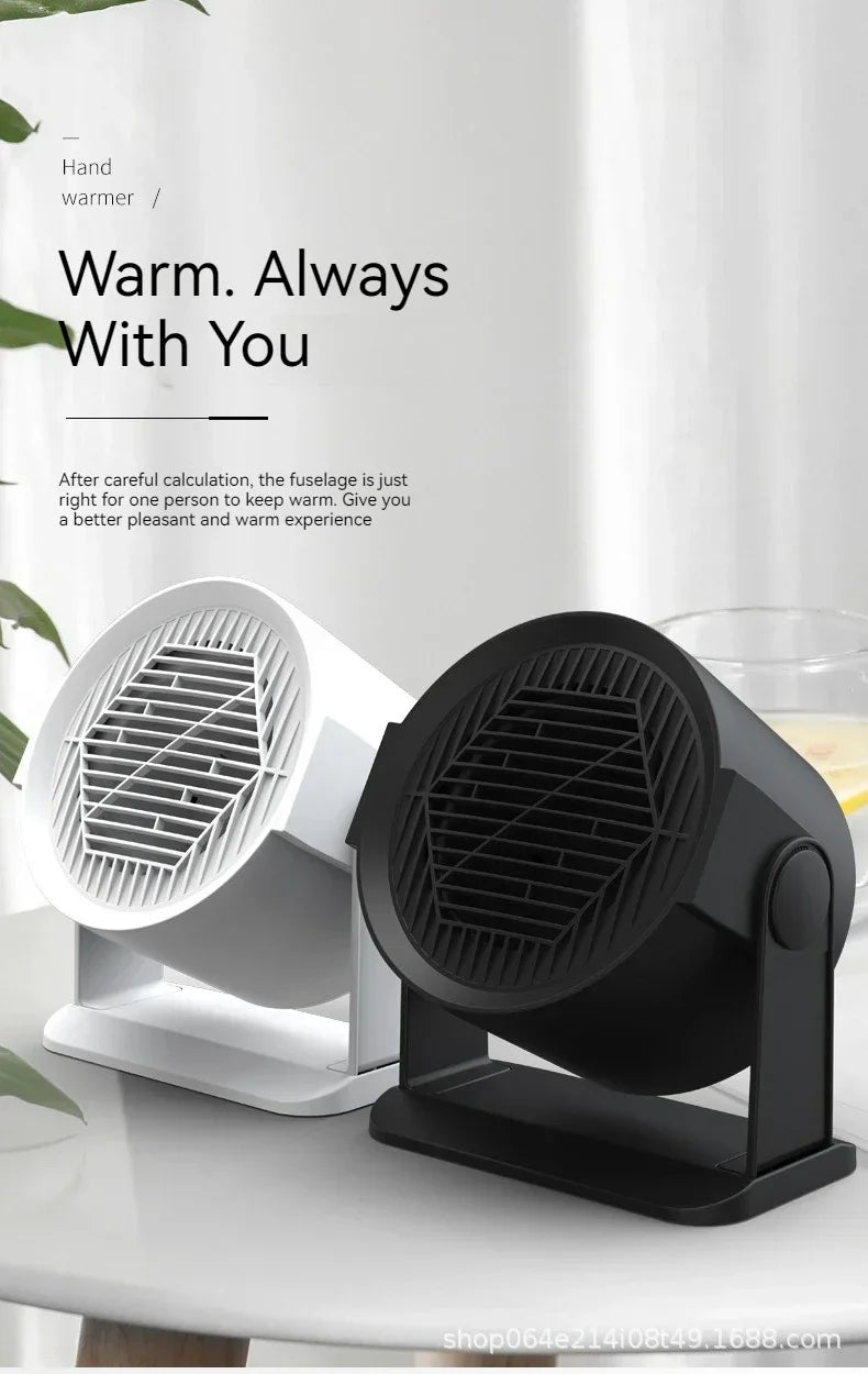 Home air heater Cold and warm heater Small electric heater for the home desktop office desktop portable heating fan