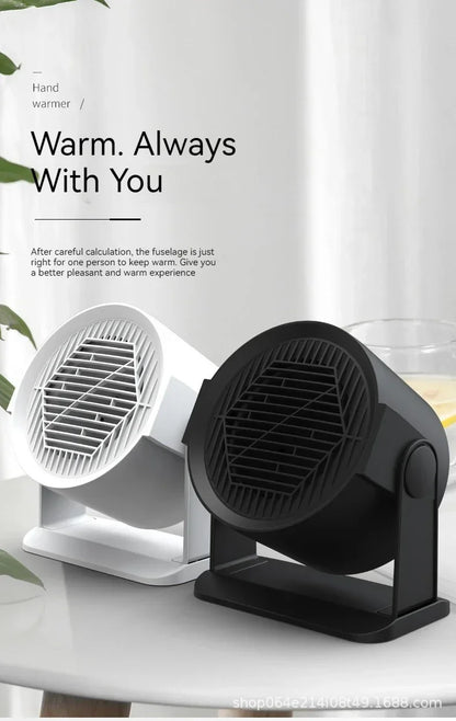 Home air heater Cold and warm heater Small electric heater for the home desktop office desktop portable heating fan