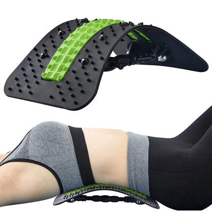 Back Stretcher,6th Generation Upgraded Back Massager,Back Cracker for Lower Back PainRelief Lumbar Support,with Magnetic Massage