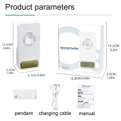 Rechargeable/Plug-In Pet Odor Eliminator,Efficient Litter Box Deodorizer, Timed Smart Air Purifier For Multiple Home Scenarios