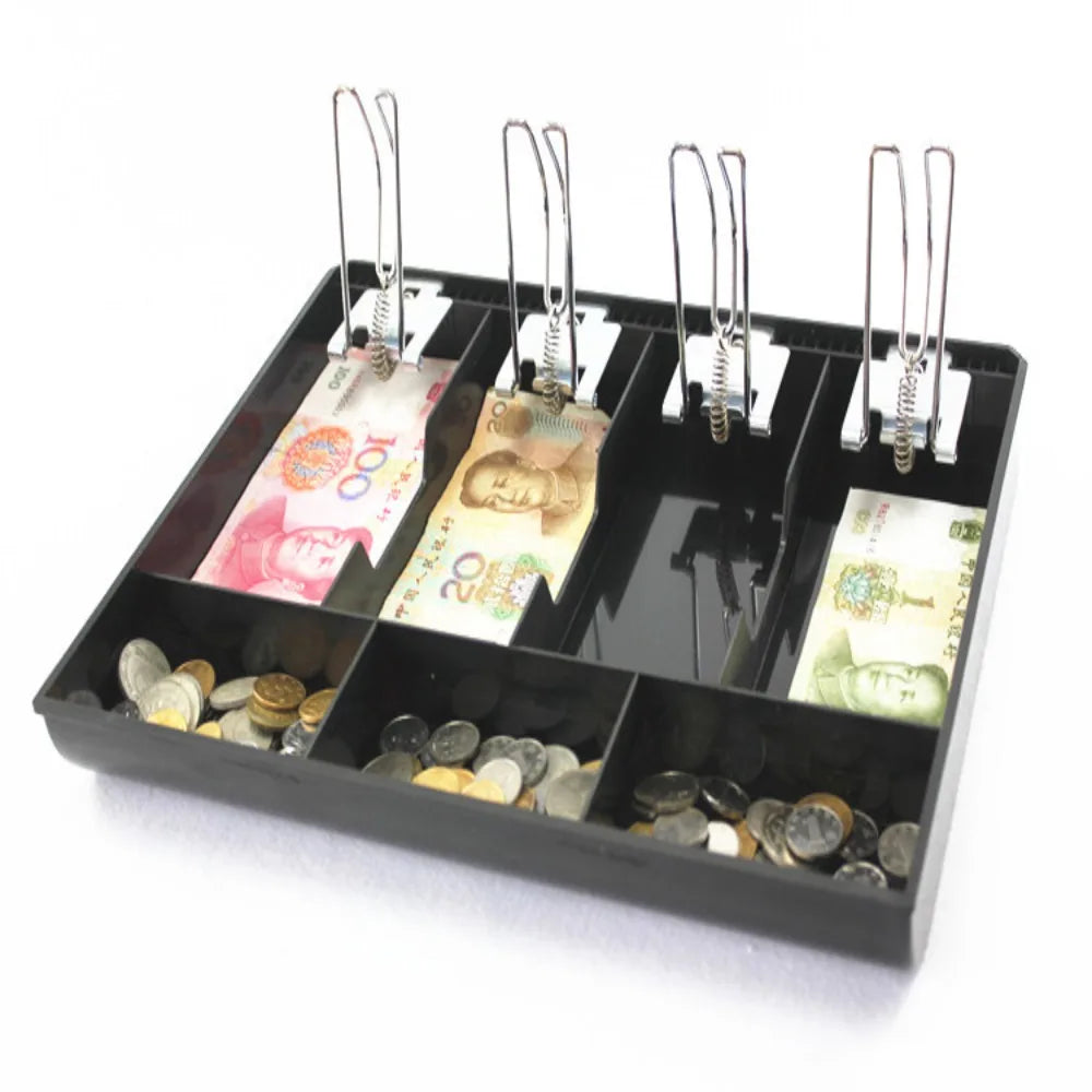 Money Counter Case Store for Cash register box 3/4/5compartments Cashier Box Cash Register Box Coin Drawer box Cash Drawer Tray