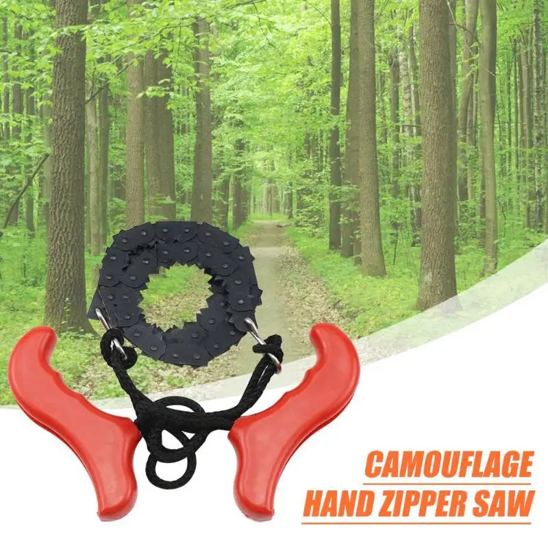 Portable Hand Zipper Wire Saw Garden Logging Chain Saw Hand Saw Pocket Saw Outdoor Survival Hand Drawn Wire Saw Logging Saw