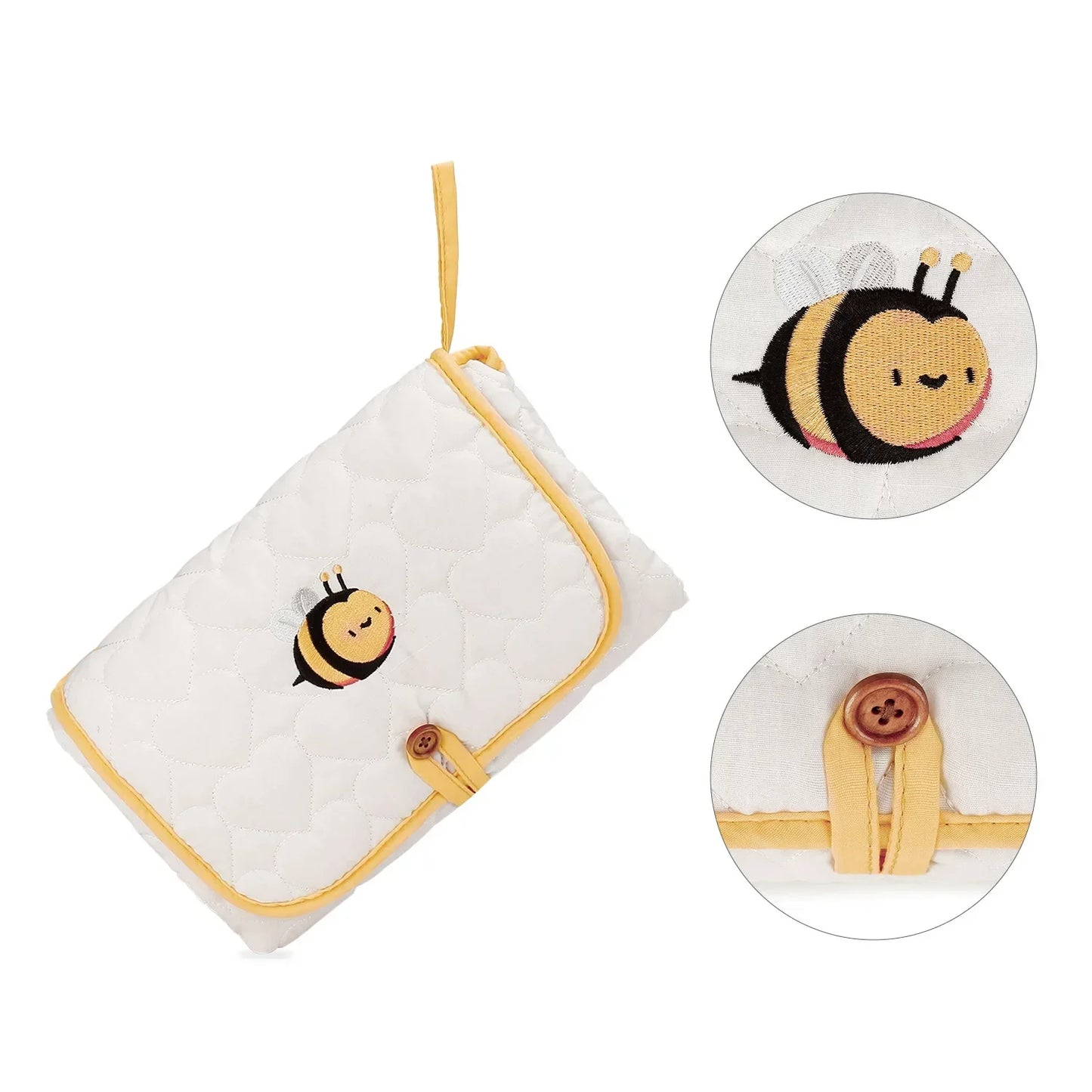 Baby Foldable Diaper Changer Baby Changing Mat Waterproof Changing Pad Portable Diaper Bag Newborn Bedding Supplies Storage Bags