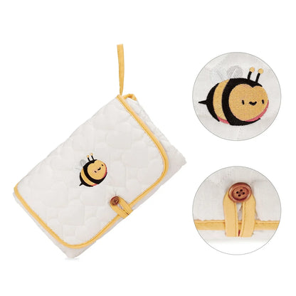 Baby Foldable Diaper Changer Baby Changing Mat Waterproof Changing Pad Portable Diaper Bag Newborn Bedding Supplies Storage Bags