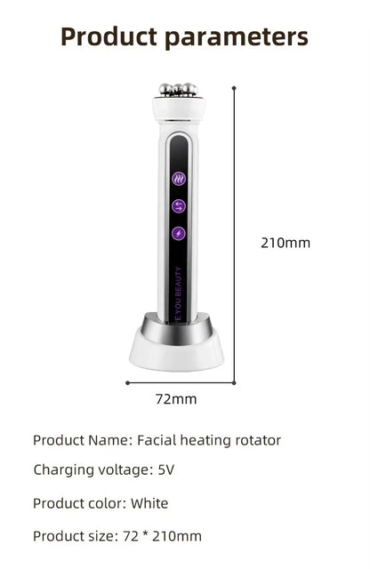 RF Facial Massage Roller EMS Face Lifting Machine Microcurrent Skin Tightening Face V-line Beauty Device Eye Roller Skin Care
