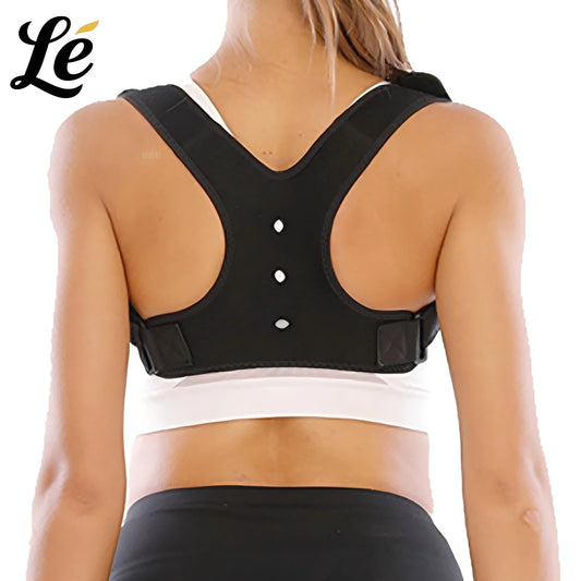 1 Pc Adjustable Posture Corrector With Breathable Upper Back Support Relieves Neck Shoulder And Back Pain Hunchback Correction