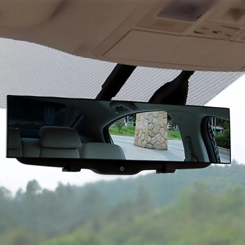 In Car Large Field Of View Rearview Mirror Anti Glare Reverse Mirror High-definition Anti Glare Blue Mirror