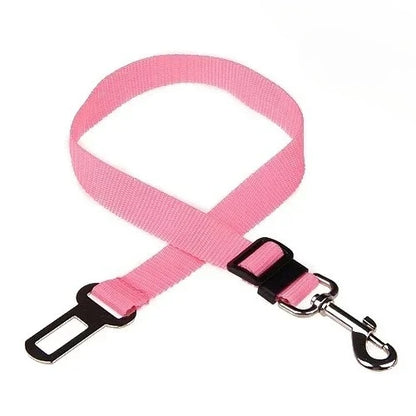 1PC Adjustable Pet Cat Dog Car Seat Belt Pet Seat Vehicle Dog Harness Lead Clip Safety Lever Nylon Colorful Traction Ddogs Leash