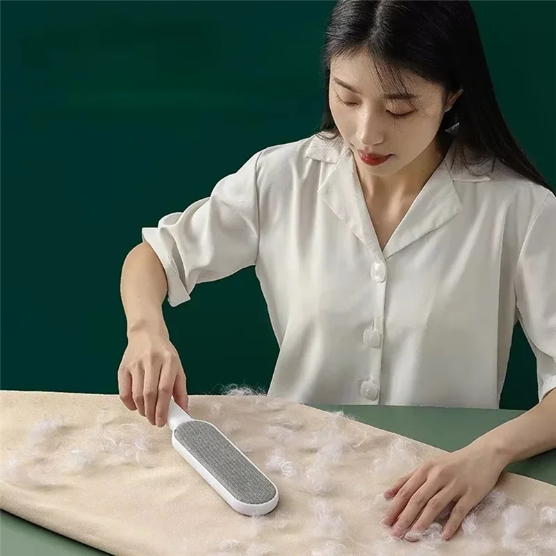 A69epet Hair Remover Brush For Dogs Antistatic Lint Remover For Clothes Wool Coat Cleaner White