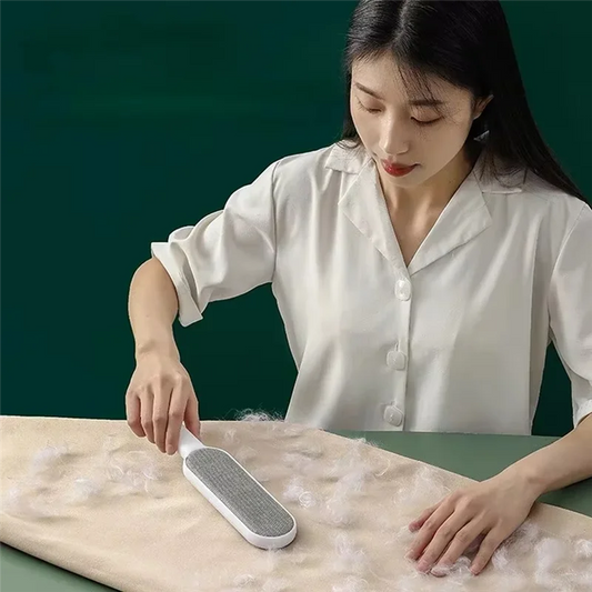 A69epet Hair Remover Brush For Dogs Antistatic Lint Remover For Clothes Wool Coat Cleaner White