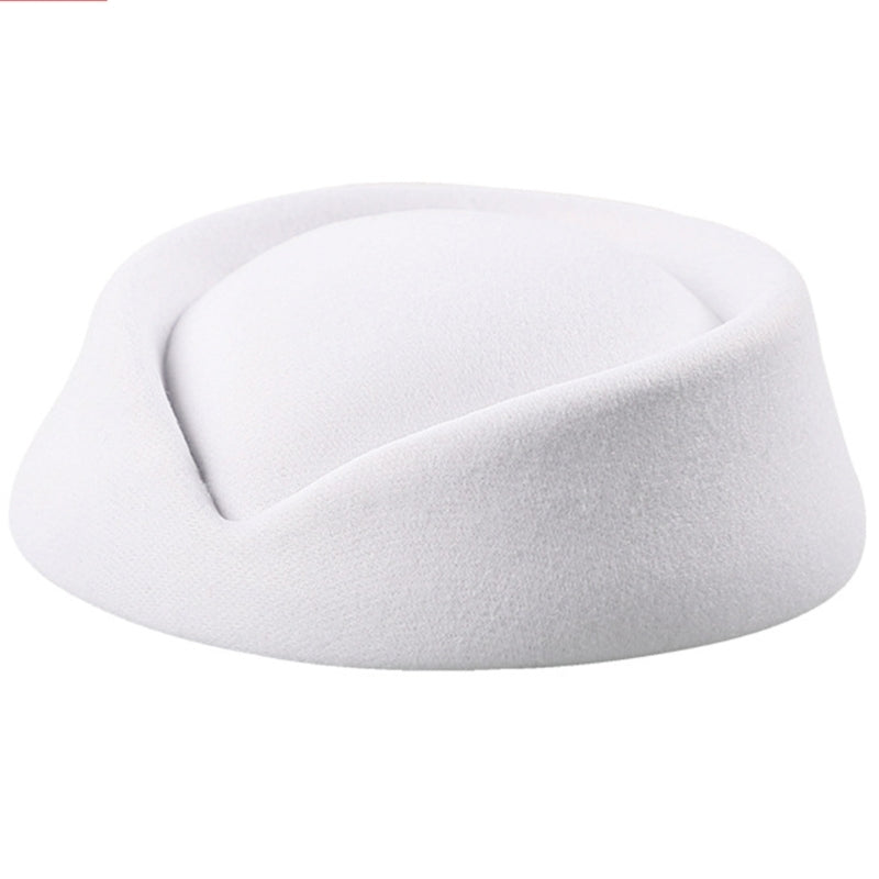 Stewardess Hat Flight Attendant Air Hostess Cosplay Costume Live-streaming