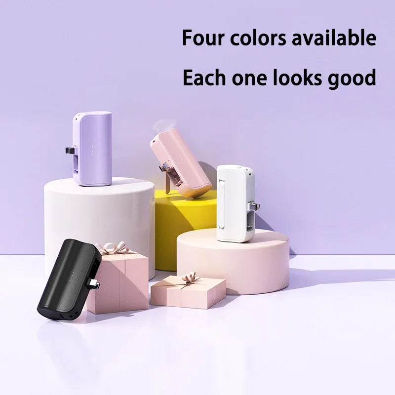 Xiaomi Capsule Power Bank 50000mAh Pocket Power Bank 120W Fast Charge Portable Mini Power Bank Suitable for iPhone and Android