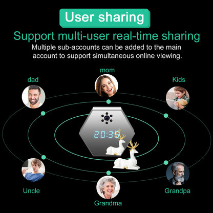 Indoor home surveillance camera, mobile phone, remote network, HD night vision, wireless camera, caretaker