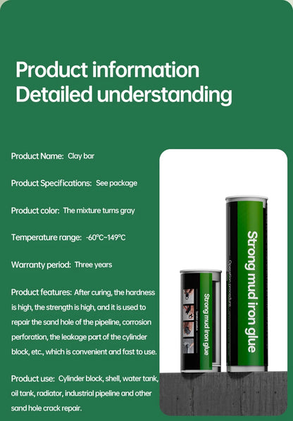 1pc/2pcs/4pcsMetal Filler Putty Epoxy Putty Sticks Permanent Adhesive Quick Leak Repair Epoxy Putty Repair Mounting Sealant For