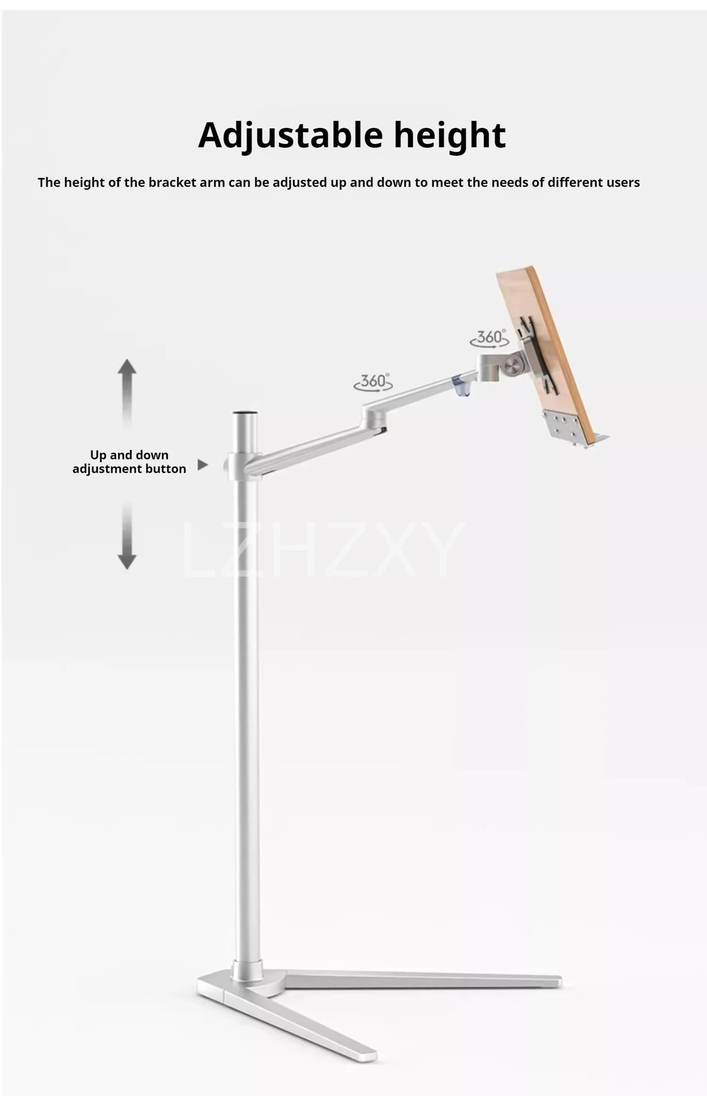 The laptop stand movable suspended and adjustable and the lazy reading stand standing Laptop Parts Accessories Office equipment