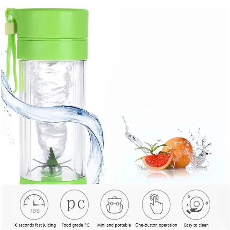 Portable Mini Blender for Shakes and Smoothies Rechargeable USB 380ML Traveling Fruit Juicer Cup Hand Fruit Blender Juicing Cup