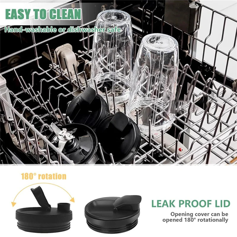 【Today Only@】Ninja Blender Cups Replacement Lender Cups Replacement Compatible For Nutri Ninja Blenders Ninja Blender Accessorie