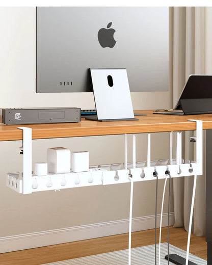 Desk Cable Management Tray,Wire Management, Cable Tray with Clamp for Wire Organizers,Computer Cord Rack for Office,Home