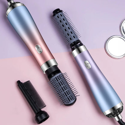 Hair Dryer Portable Comb lonic Hair Straightening Brush Hot Air Curling For Hair Roller Blow Dryer Quick Dry Hair Curler Curling