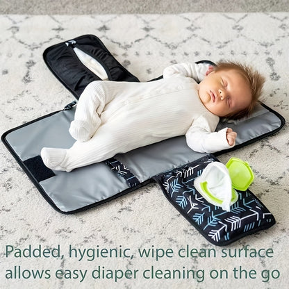 Baby Outdoor Foldable Changing Pad, Baby Travel Portable Diaper Pad, Newborn Mother And Baby Bag, Baby Diaper Changing Pad
