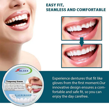 Fake Teeth Veneers Detachable And Reusable Veneers Teeth Teeth With Comfortable Fit Temporary Teeth Dentures Fake Tooth For