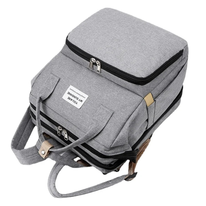 Baby Nappy Changing Bags  Station Portable  Bed Travel Bassinet Folding Crib Shade Cloth  Pad Waterproof