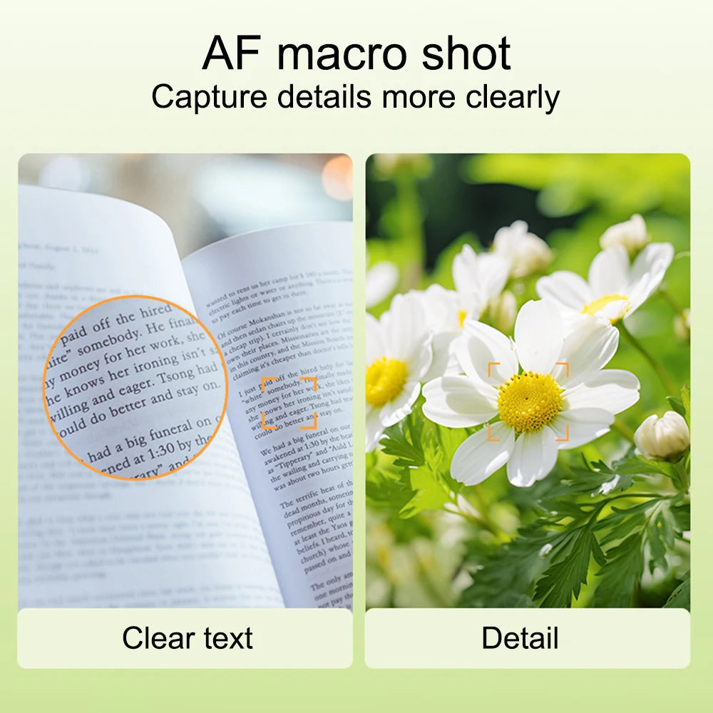 HD 50MP Digital Camera Autofocus Vlogging Camera with 2.4" Large Screen Camcorder Camera For kids Beginner Camera 8x Dual Camera