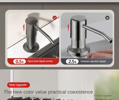 Kitchen Sink Soap Dispenser Detergent Soap Extender Detergent Presser for Detergent and Hand Soap Kitchen Accessories