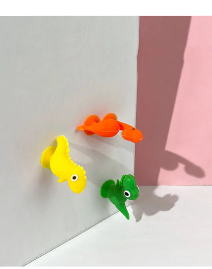 Baby Bath Toys Bathroom Suction Cup Set Soft Animal Dinosaur Building Blocks Children Funny Toy Parent-child Interactive Game