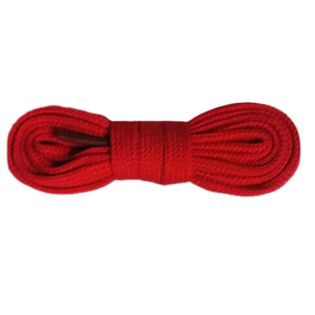 1.5CM Wide Double Layered Shoelaces Sports Rope Non Elastic Sports White Shoelaces Sports Shoe Laces