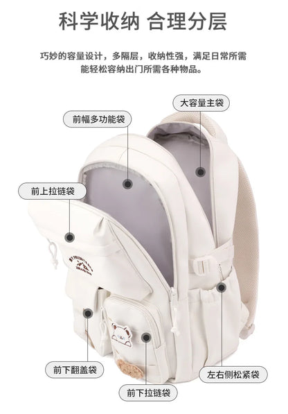 2025 Fashion Girls Waterproof School Bags For Light Weight Children Backpack school bag Printing Kids School Backpacks mochila