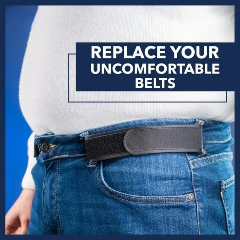 No Buckle Belt Stretch Elastic Jeans Belt Belt Buckle Elastic Waistband Lazy Invisible Belt Universal No Buckle Elastic Belt