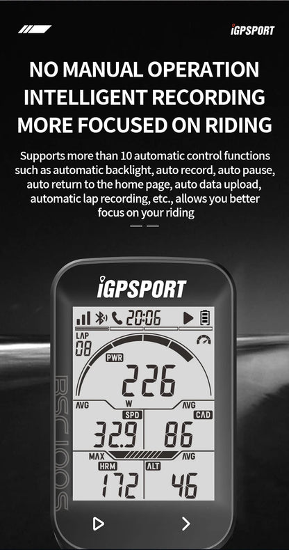 IGPSPORT Bicycle Computer BSC100S Computer BLE Bluetooth ANT Waterproof Wireless Bike Stopwatch MTB Road Cycling Bike Computer