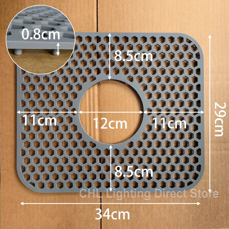 Silicone Sink Mat,Kitchen Sink Mats Grid Accessory,Non-slip Sink Protector for Kitchen Bottom of Farmhouse Porcelain Sink