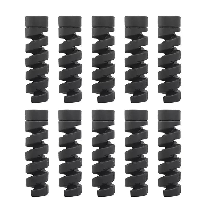 Cable Winder Organizer Data Line Protector Spiral Winder Wire Management Cord Organizers for Earphone Phone Charge Lines Winder