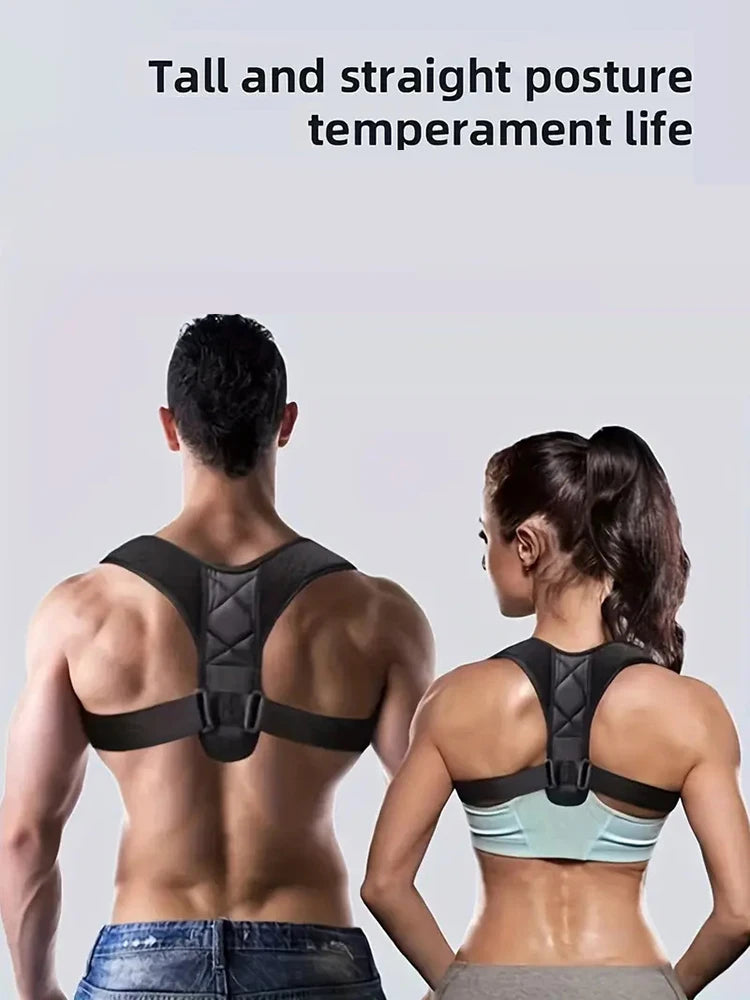 Invisible Posture Corrector for Back - Breathable Anti Hunchback Brace Adjustable Clavicle Support, Comfort for Office