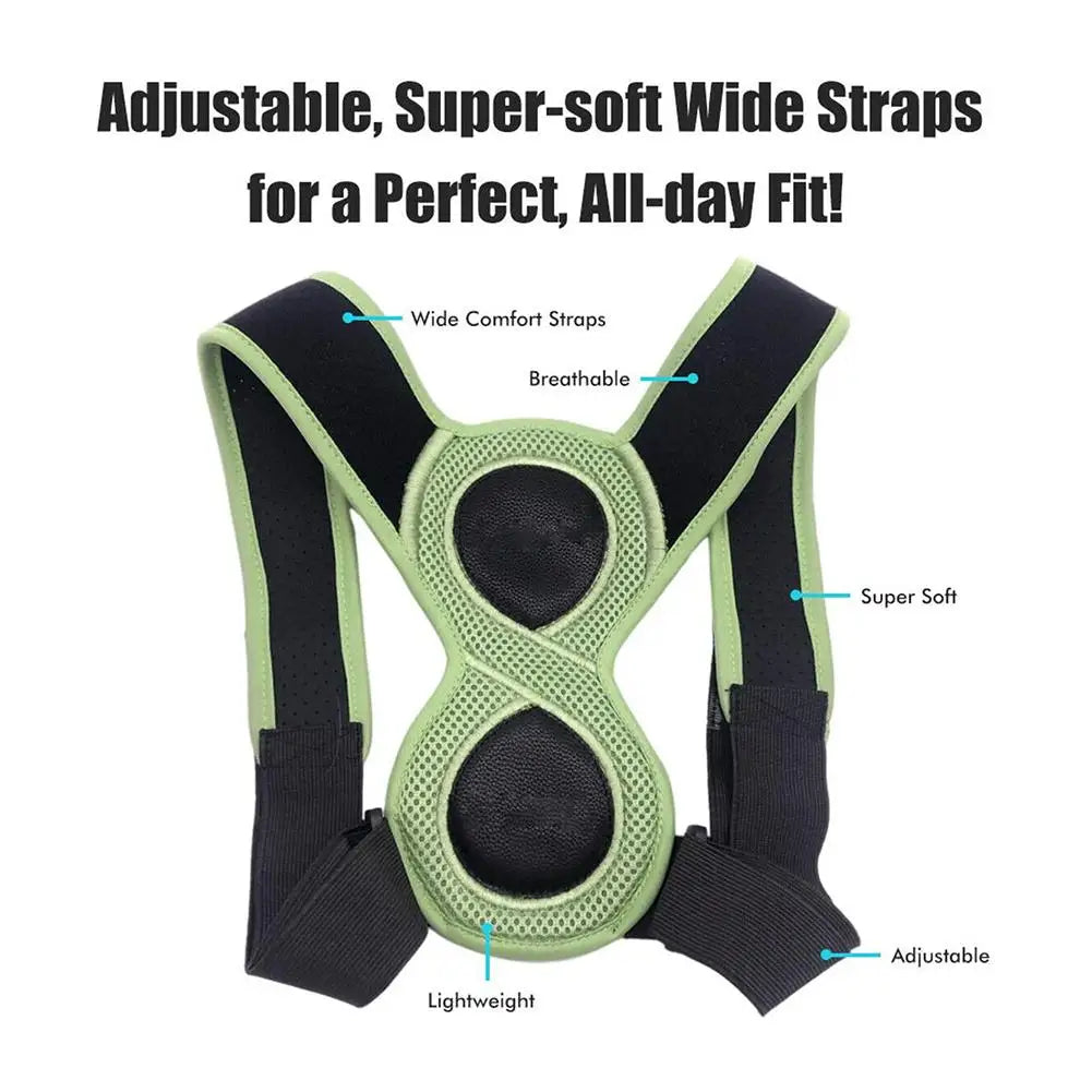 New Adjustable Adult Posture Corrector Fiber 8-word Back Helps Alleviate Back Pain Correction Belt