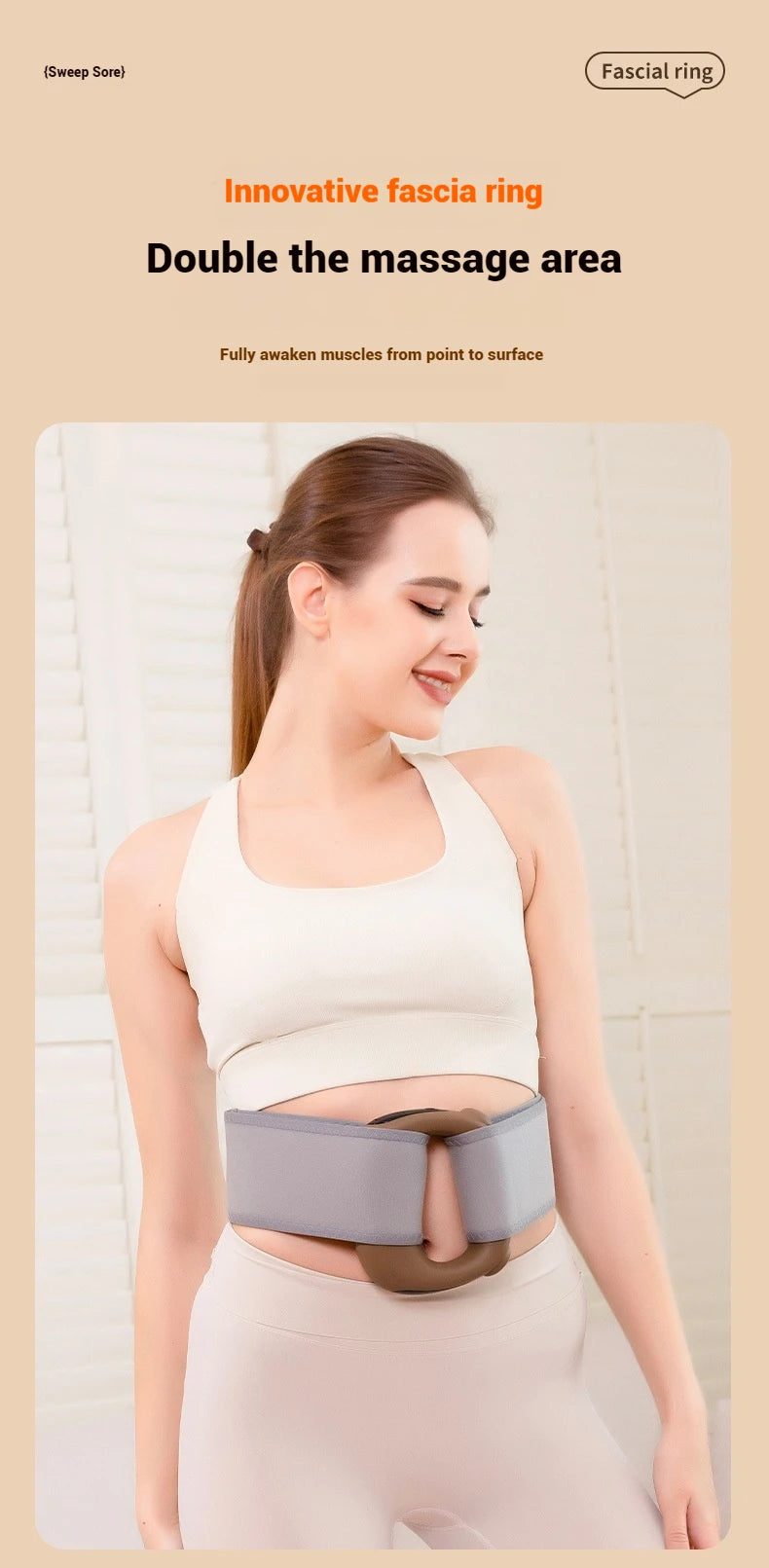 Portable Electric Muscle Massage Gun - Deep Tissue Fascia Massager for Neck, Foot & Full Body Relaxation Mini Massage Gun