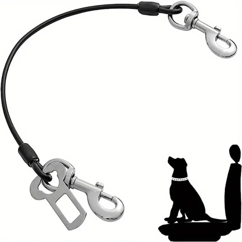1Pc Chew-Proof Dog Car Harness Durable,Comfy & Secure Seat Belt for Small/Medium Dogs-A Pet Travel Essential
